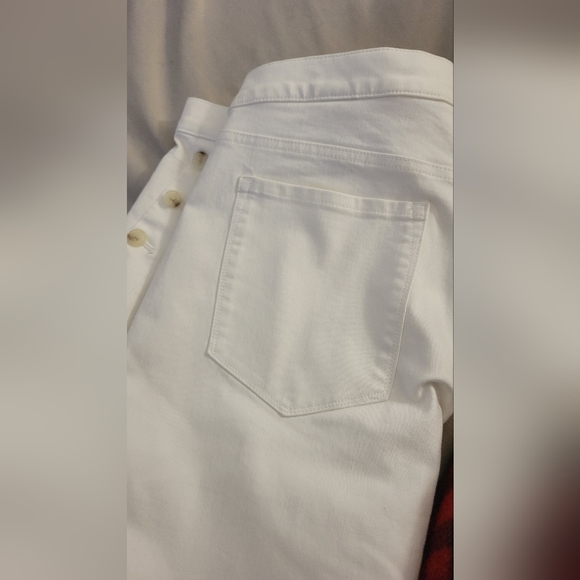 Banana Republic White Flare Sailor Premium Denim - Picture 10 of 12
